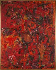 Alexandre Istrati, Composition, oil on canvas