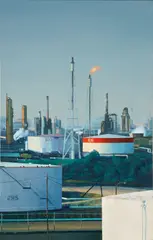 David C. Leonard, Torch, oil on canvas