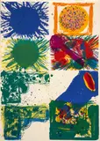Walasse Ting, Sex Symbol, for the book Hot and Sour Soup, 1964, Color lithograph on wove paper; numbered and signed '30/30 Ting 64' in pencil upper right