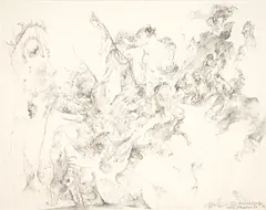 Bernard Schultze, März-Situation 27, 1986, graphite on paper