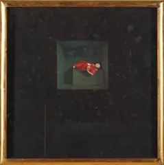 Carol Mothner, The Doll, 11 3/4" x 11 3/4" sight size, 13" x 13" frame size