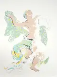 José García Ocejo, Two prints of Aprés Bakst, 1981, Color lithograph on BFK Rives watermarked paper; each signed and dated 'OCEJO 81' in pencil lower right, impressions numbered 11 or 14/50 in pencil lower left