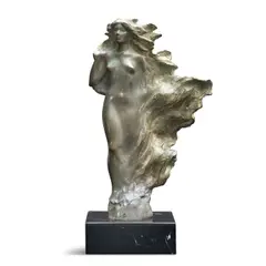 Frederick Elliot Hart, Veil of Light, bronze with a light green patina