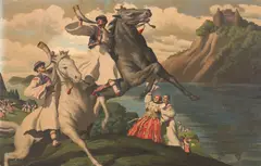 Robert Riggs, The Moldau, oil on panel