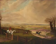 Samuel Spode, Full Cry, oil on canvas