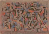 Willi Baumeister, Figurenmauer bewegt