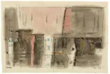 Alte Giebel by Lyonel Feininger, 1938, Aquarell und Tuschfeder auf Ingres-Bütten, sold Jun 2016