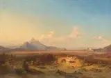 Carl Rottmann, Landschaft mit Staufen bei Reichenhall