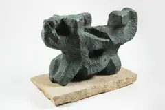Miloslav Chlupáč, Dancing Figures, 1960s, patinated bronze
