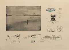 Kamil Lhoták, Memory, 1965, lithography, paper