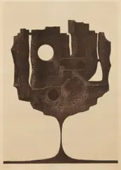 František Muzika, Elsinor, 1967, lithography, paper