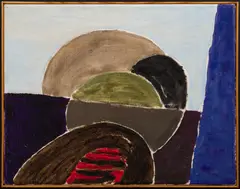 Ivan Ouhel, Landscape, 1997, oil on canvas