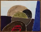 Ivan Ouhel, Landscape, 1997, oil on canvas