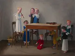 Jan Knap, Untitled - Opus 69, 2013, oil on canvas
