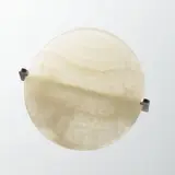 Anežka Váňová, Sun Brooch, 2023, yellow onyx, silver, stainless steel