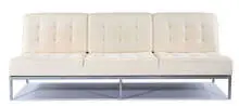 Sofa by Florence Knoll, Steel and fabric, sold Feb 2014