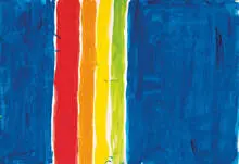 Alma Thomas, Untitled, c. 1974, Gouache on paper