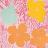 Andy Warhol, Flowers, 1970, Color screenprint on paper