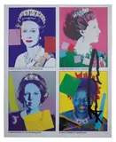 Andy Warhol, Reigning Queens (Invitation), 1985, Color print on cardstock