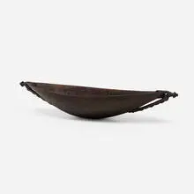 Schouten Island bowl by Papuan, carved wood, sold Mar 2022