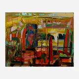 Joseph Meierhans, Untitled, oil on Masonite