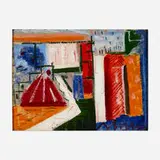 Joseph Meierhans, Untitled, oil on particle board