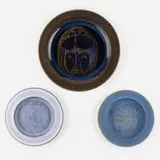 Edwin and Mary Scheier, Collection of three plates