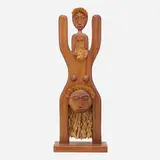 Edwin Scheier, Untitled, 1978, guanacaste, cord