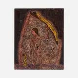 Edwin Scheier, Untitled, woodcut in colors