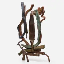 Jackie Brookner, Untitled, painted bronze