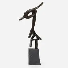 Jackie Brookner, Untitled, bronze, slate