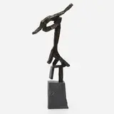 Jackie Brookner, Untitled, bronze, slate