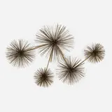 C. Jeré, Wall sculpture, 1975, gilt steel