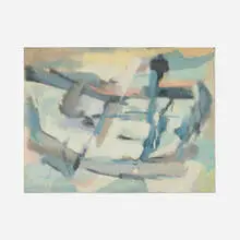 Frank Greco, Spatial Dimensions, 1970, oil on canvas