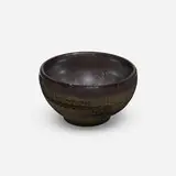 Tea bowl by Toshiko Takaezu, glazed porcelain, sold Mar 2022