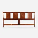 Henry Michael Dunbar, King-sized headboard, 1957-65, walnut