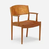 Poul Volther, Armchair, model J62, 1954, oak, leather