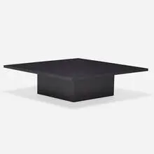 Joseph D'Urso, Custom coffee table for the Locker Residence, 1973, laminate over wood