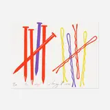 James Rosenquist, Ten Days (from The New York Collection for Stockholm portfolio), 1973, screenprint in colors