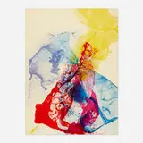 Paul Jenkins, Phenomena: Katherine Wheel, 1969, lithograph in colors