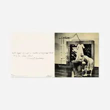 George Segal, Untitled (from The New York Collection for Stockholm portfolio), 1973, phonograph record with screenprinted cover