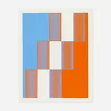 Richard Anuszkiewicz, Celebrate New York, 1973, screenprint in colors