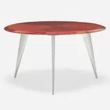 Philippe Starck, Dining table, model M, c. 1988, mahogany, cast aluminum