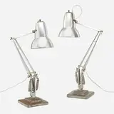 George Carwardine, Anglepoise lamps, pair, 1935, aluminum, chrome-plated steel