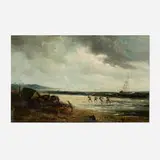 Joseph Antonio Hekking, Untitled (Seascape), 1854, oil on canvas
