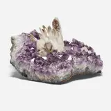 Brazilian, Amethyst and calcite specimen