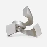 Untitled (Sculpture) by Modern, cast aluminum, sold Oct 2024