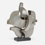 Richard Helzer, Untitled, 1977, aluminum, granite
