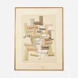 Untitled by Irving Harper, paper construction, sold Jan 2016
