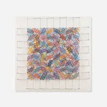 Irving Harper, Untitled, string, nails and paper construction